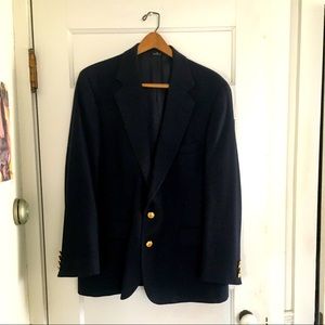 Vintage Ralph Lauren University Club Dark Navy Sport Coat